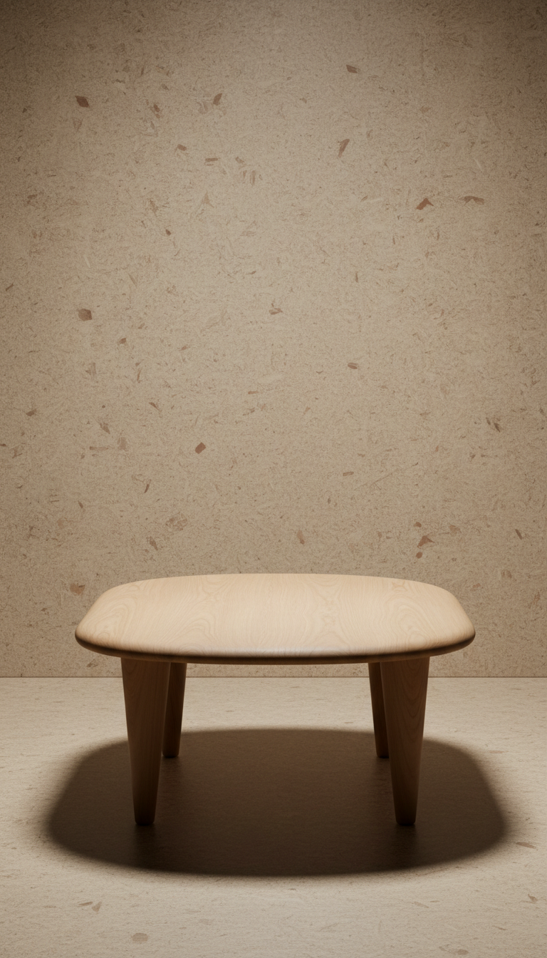 Minimalist Maple Coffee Table