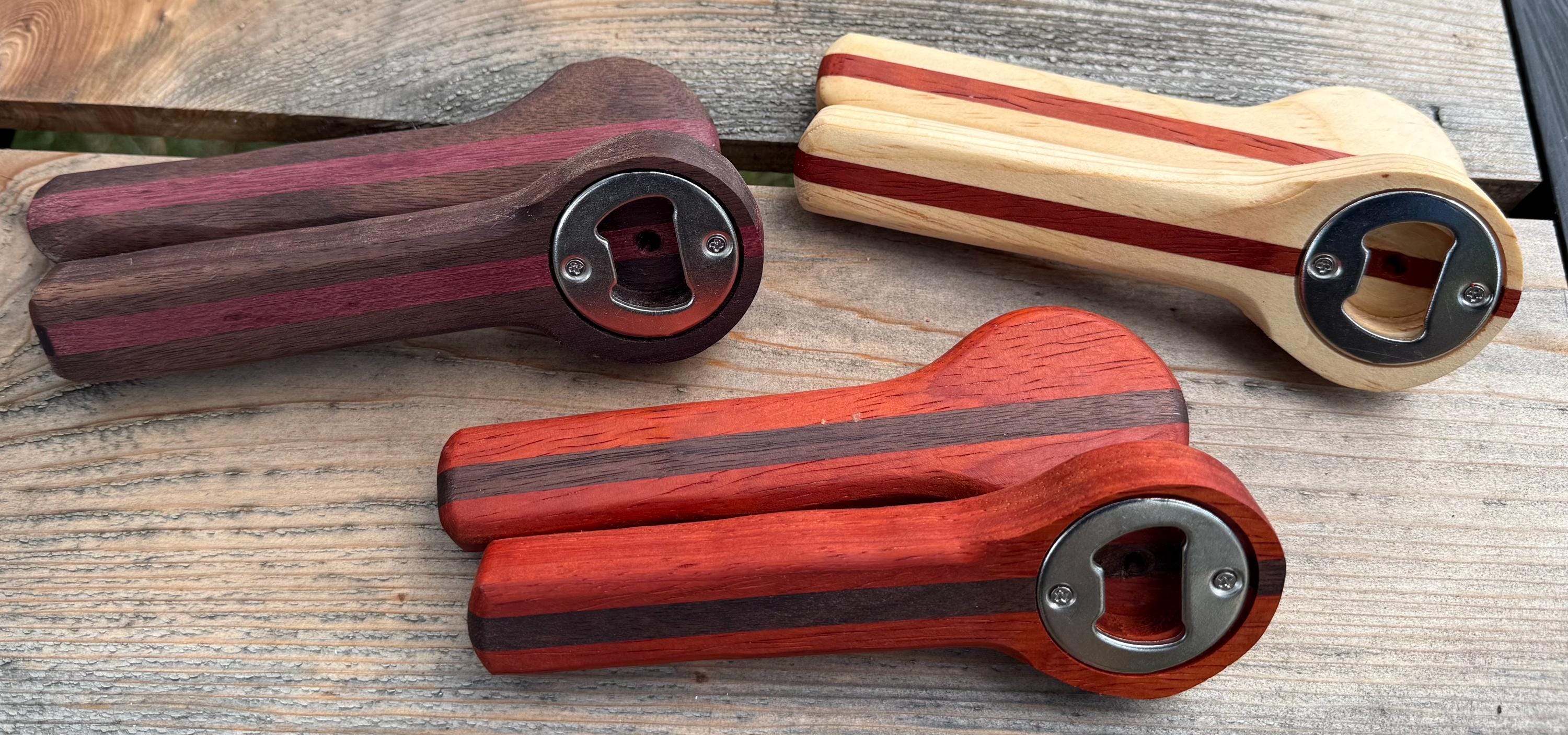 Wooden Bottle Opener – Bar Accessory